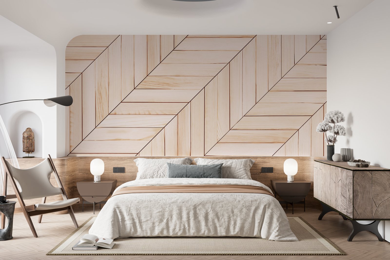 Papier peint 682 - mockup salon