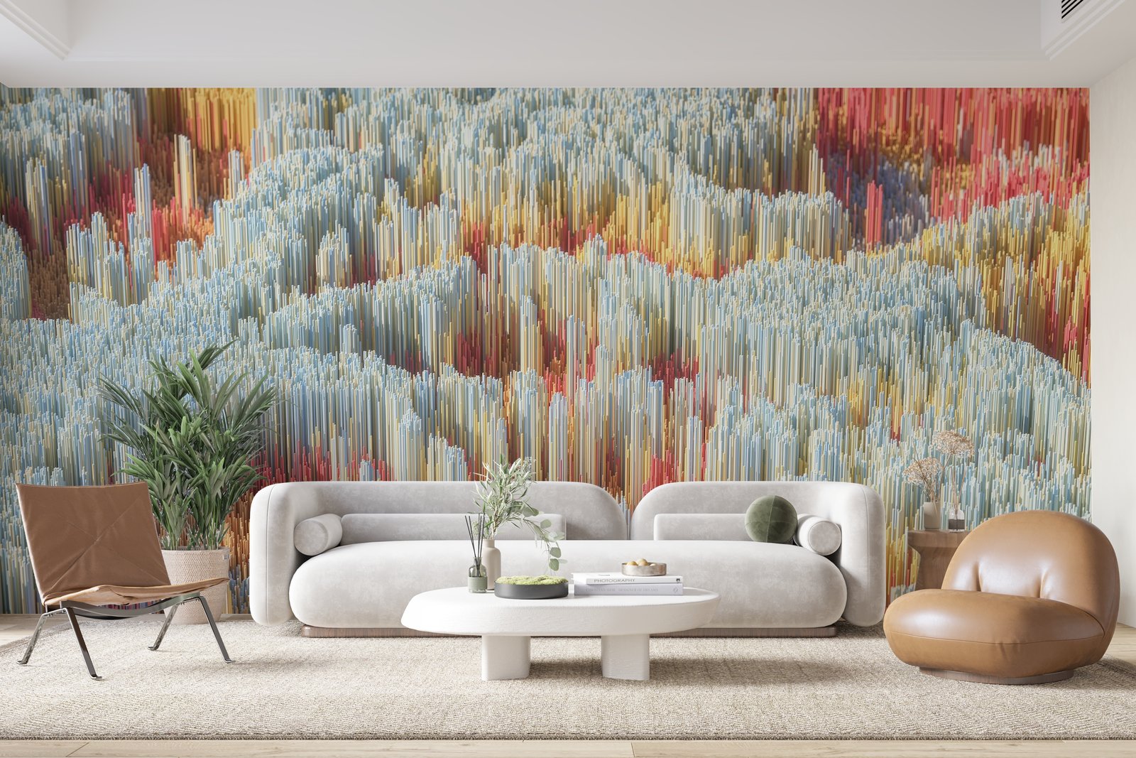 Papier peint 684 - mockup chambre
