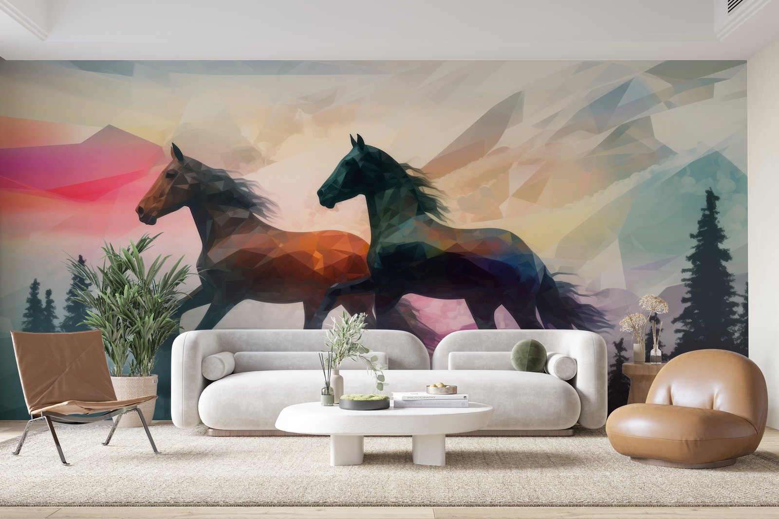 Papier peint 690 - mockup chambre