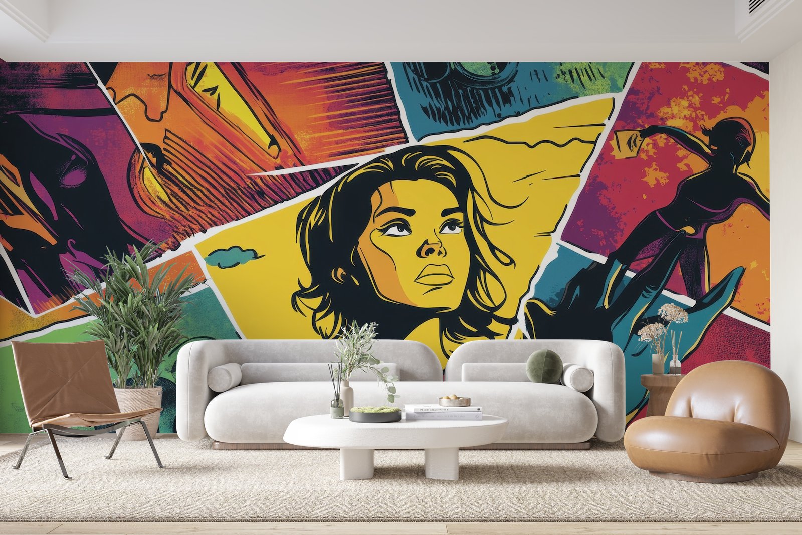 Papier peint 698 - mockup chambre