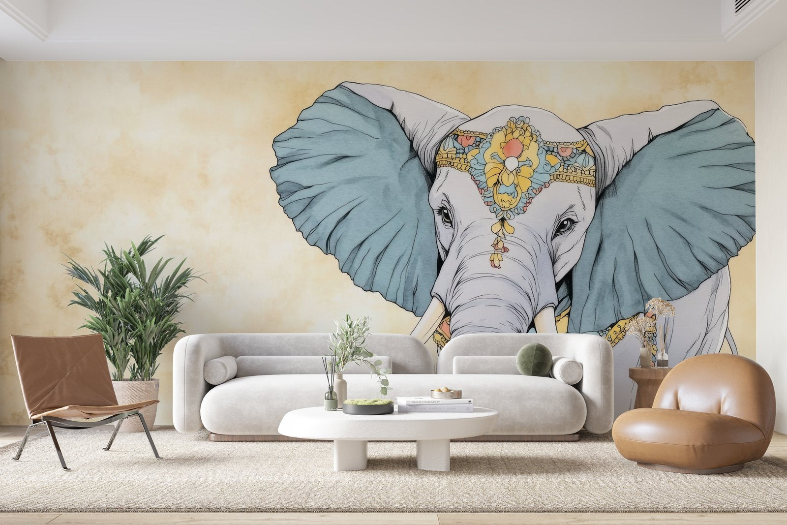 Papier peint 699 - mockup chambre