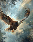 Papier Peint Oiseaux & Rapaces - Aigle Sombre