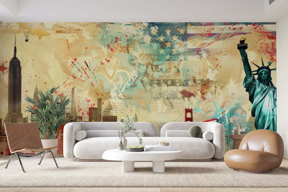 Papier peint 709 - mockup chambre