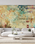 Papier peint 709 - mockup chambre