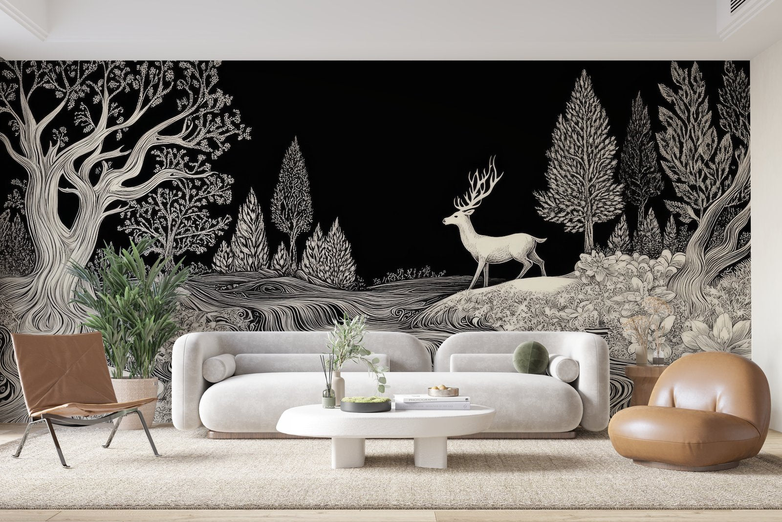 Papier peint 711 - mockup chambre