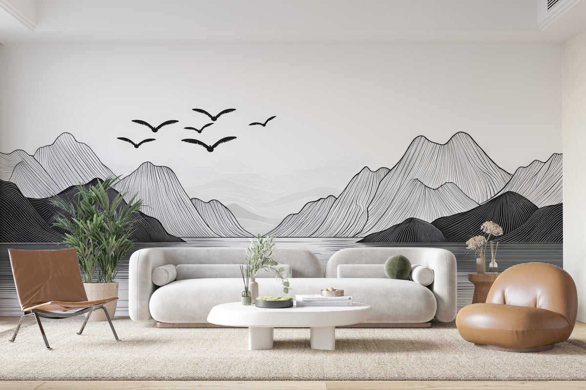 Papier peint 713 - mockup chambre