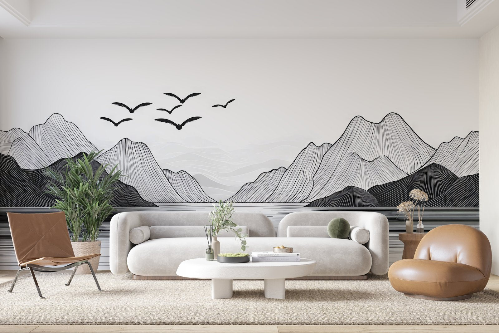 Papier peint 713 - mockup chambre