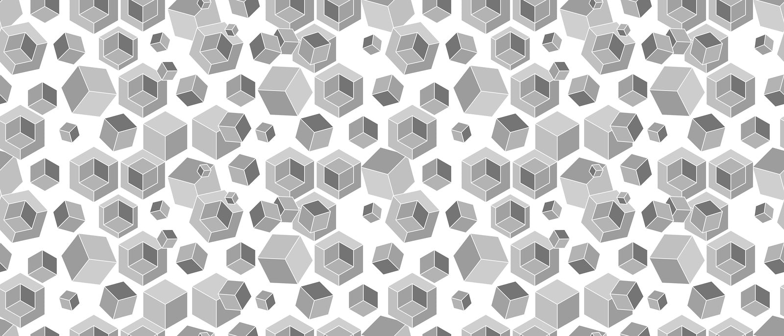Papier Peint Géométrique - Cercles Gris en Nid d'Abeille