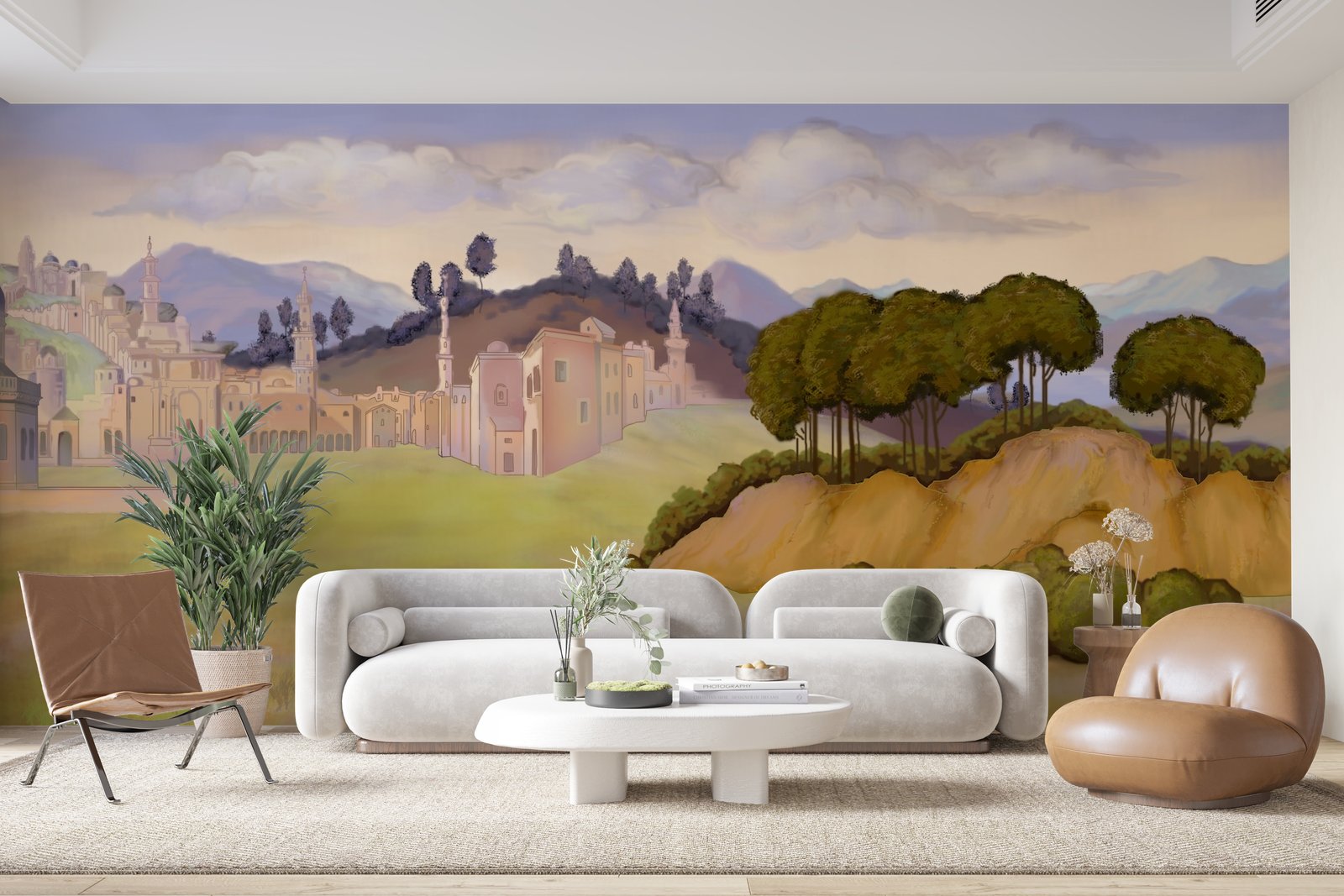 Papier peint 715 - mockup chambre