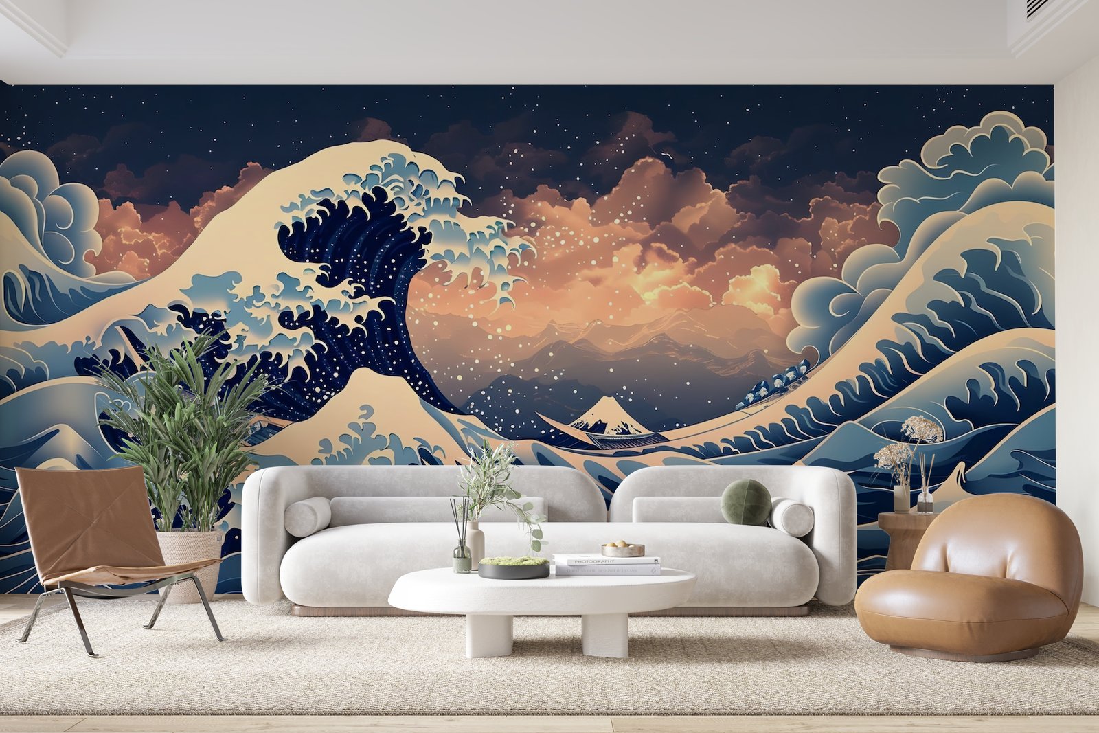Papier peint 717 - mockup chambre