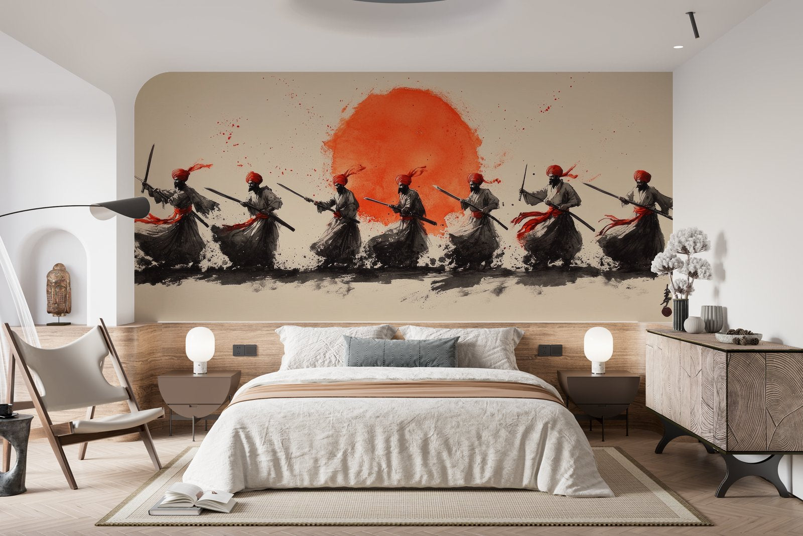 Papier peint 719 - mockup salon