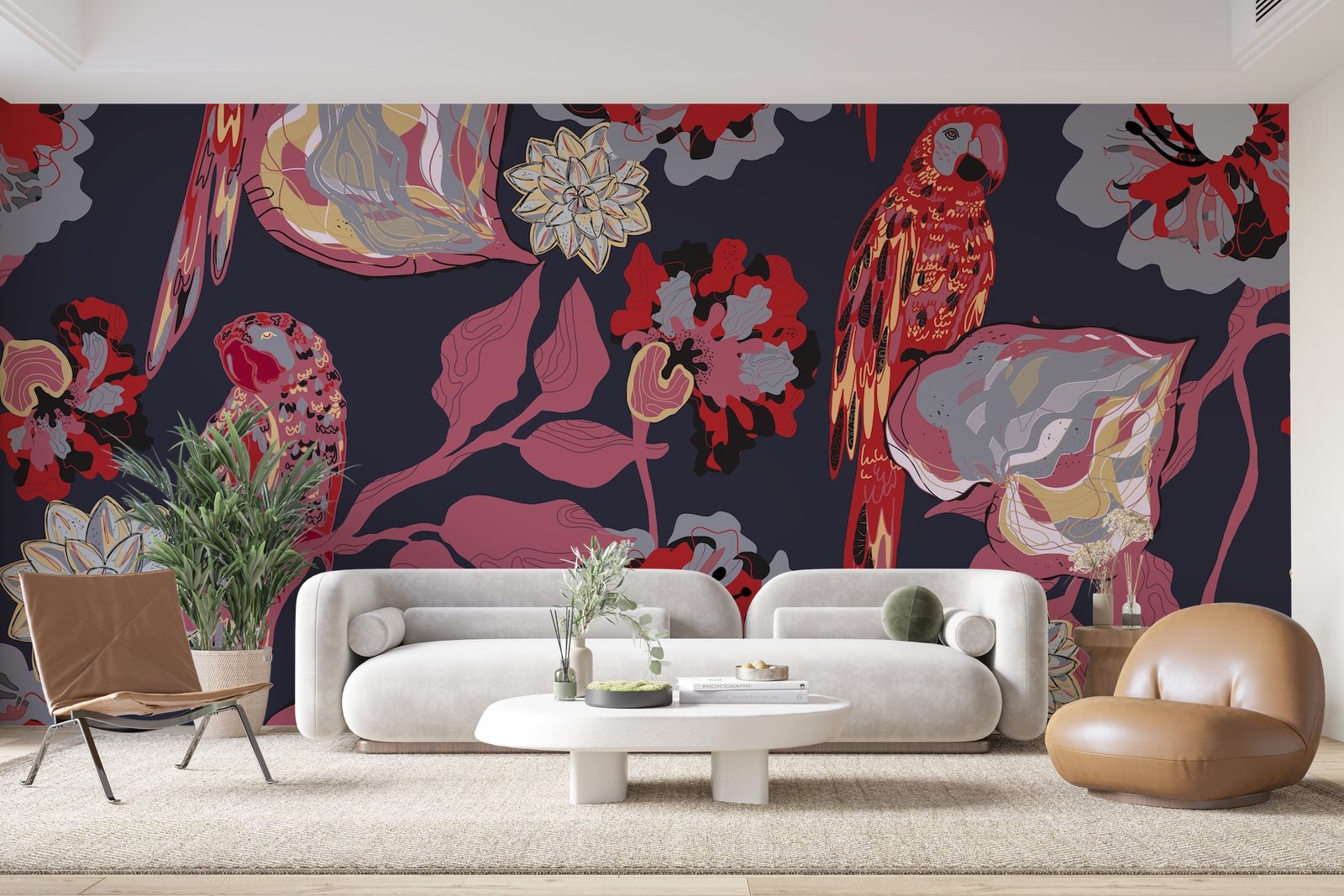 Papier peint 72 - mockup chambre