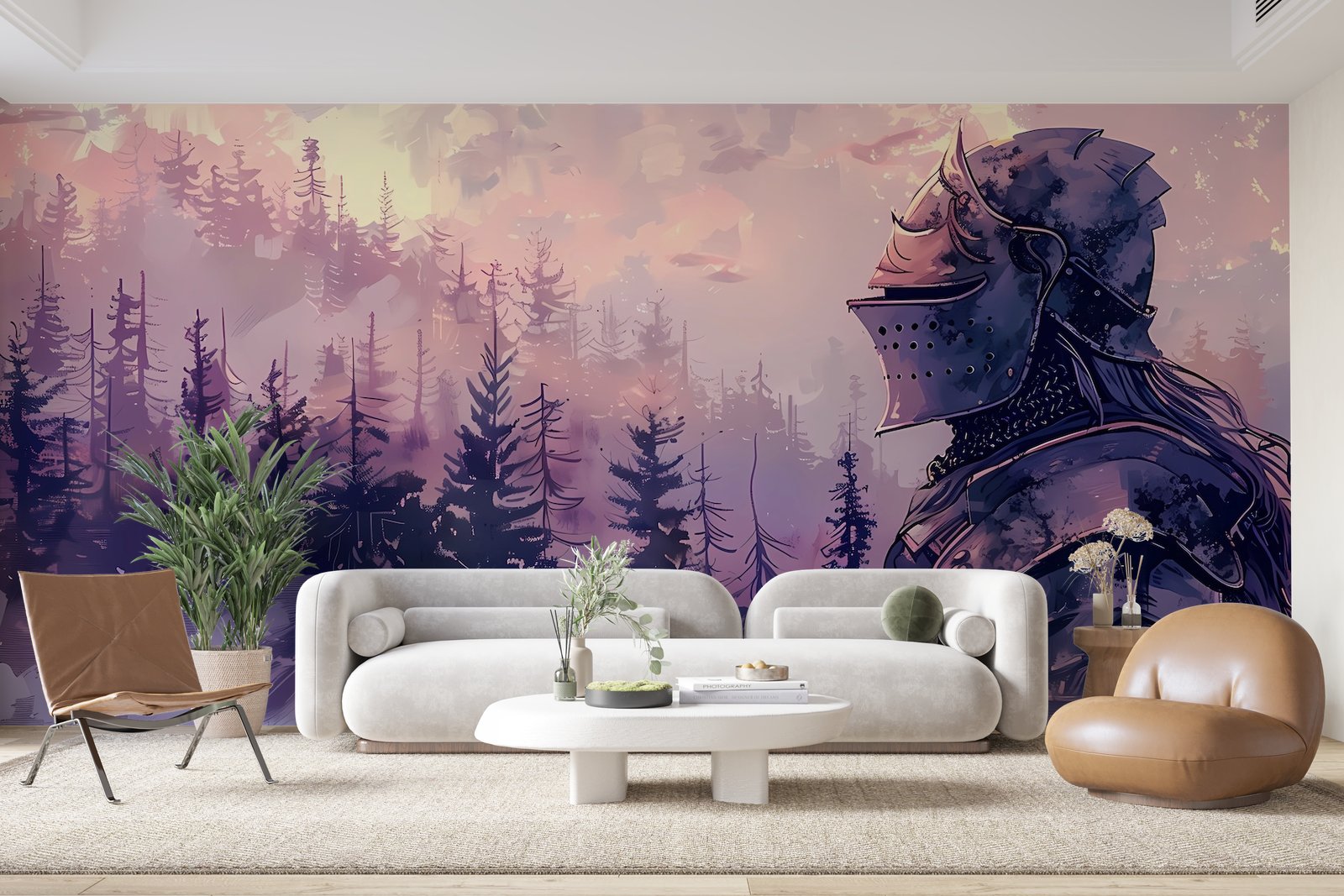 Papier peint 723 - mockup chambre