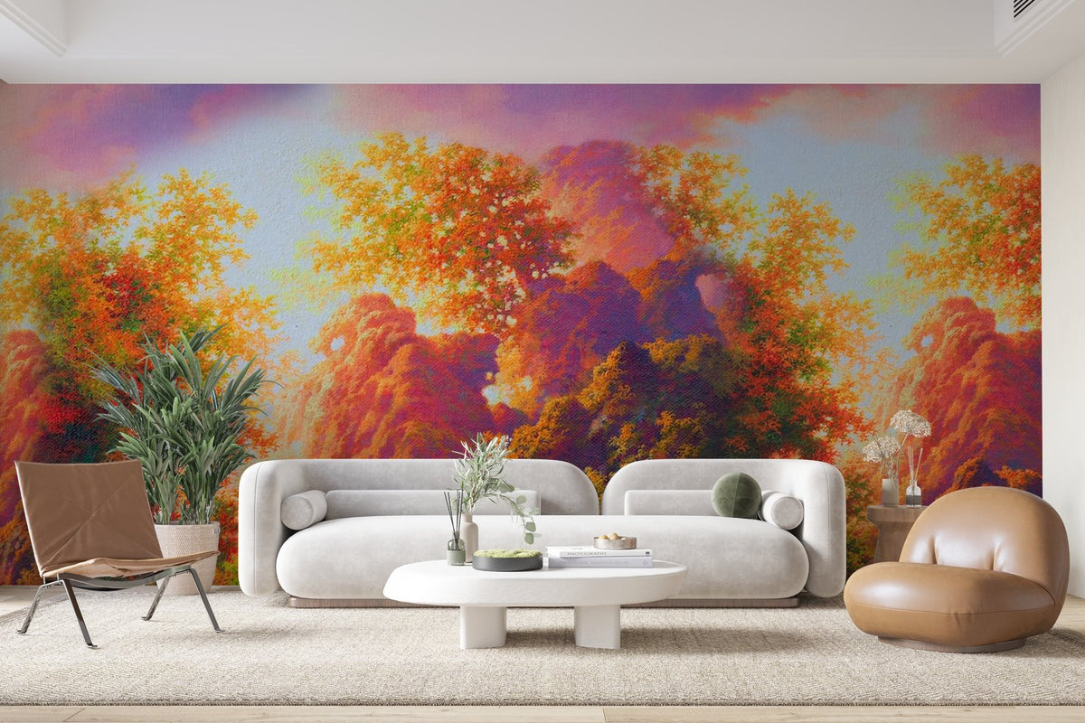 Papier peint 726 - mockup chambre