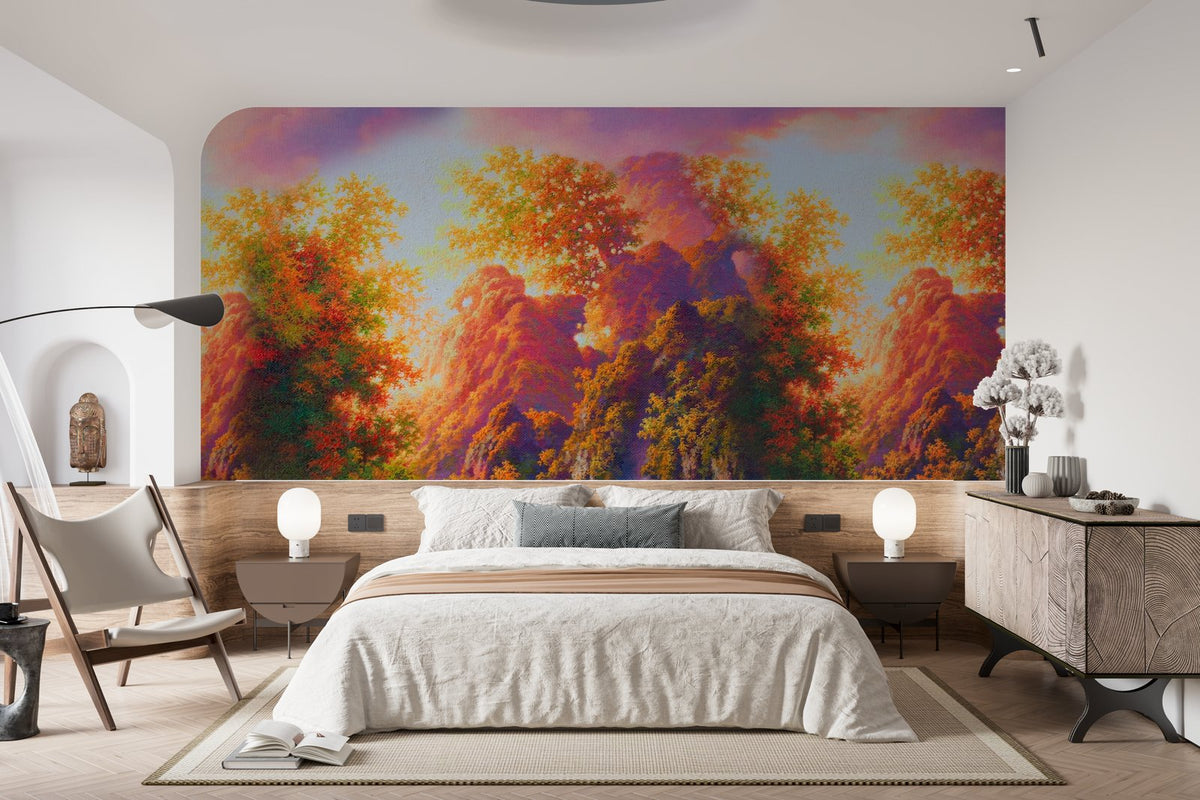 Papier peint 726 - mockup salon