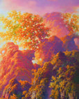 Papier Peint Forêt - Feuillage Automnal Coloré