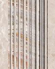Papier Peint Texturé - Rayures Beige Verticales