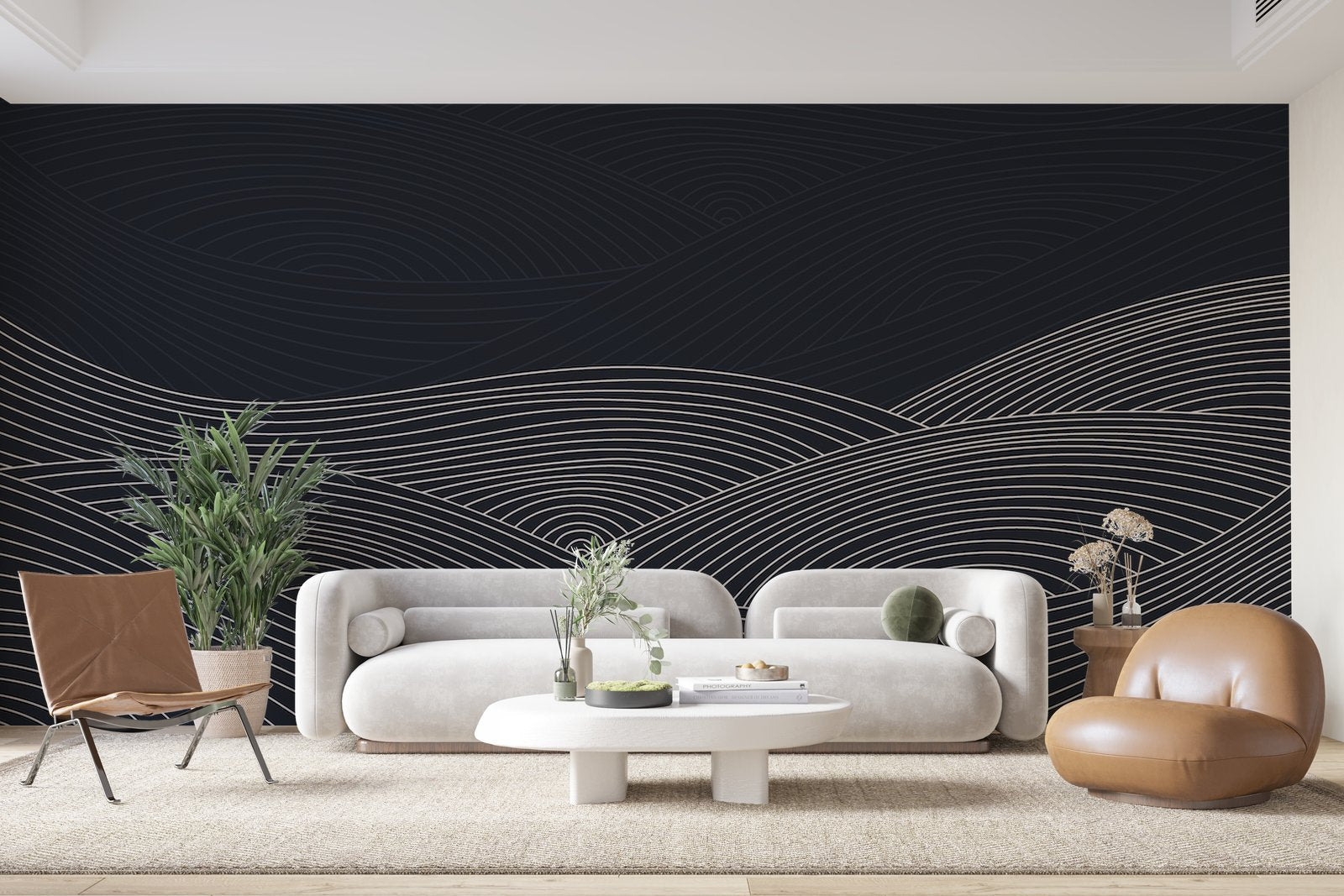 Papier peint 74 - mockup chambre