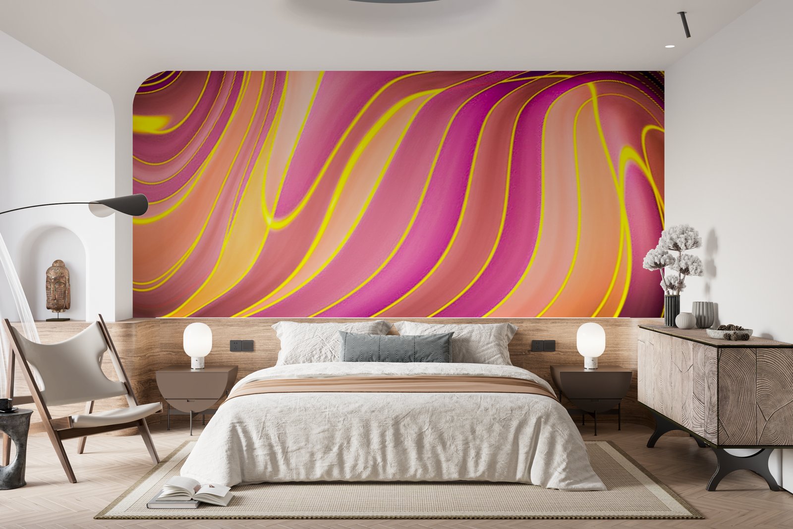 Papier peint 742 - mockup salon