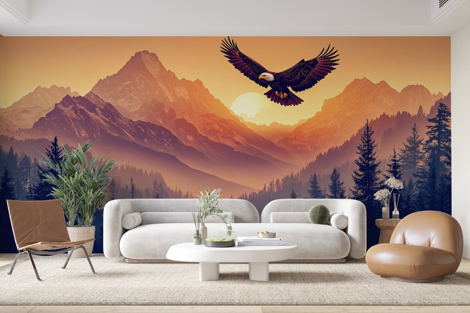 Papier peint 762 - mockup chambre