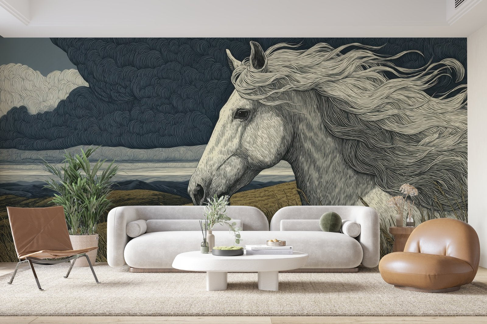 Papier peint 772 - mockup chambre