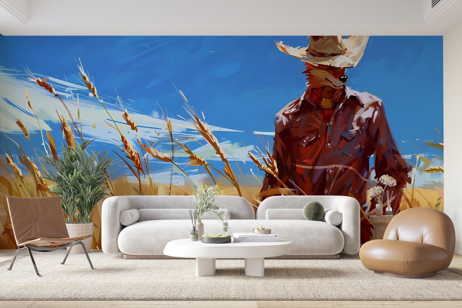 Papier peint 773 - mockup chambre