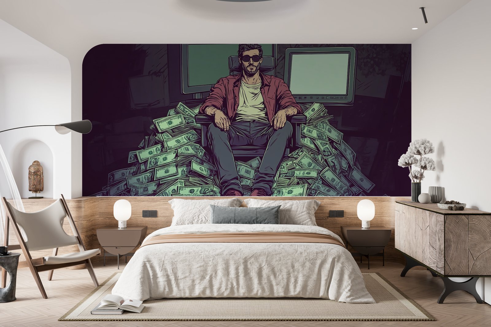 Papier peint 775 - mockup salon