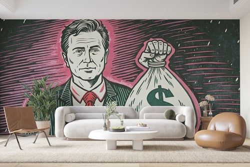 Papier Peint Illustration - Magnat Coloré