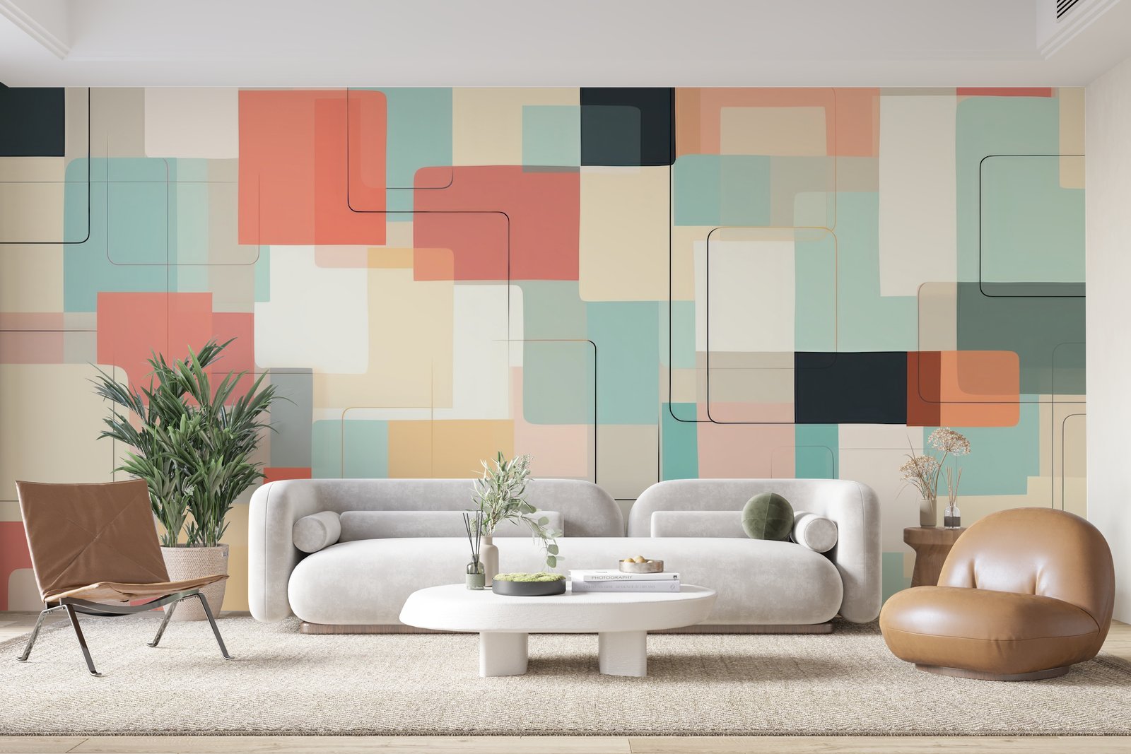 Papier peint 783 - mockup chambre