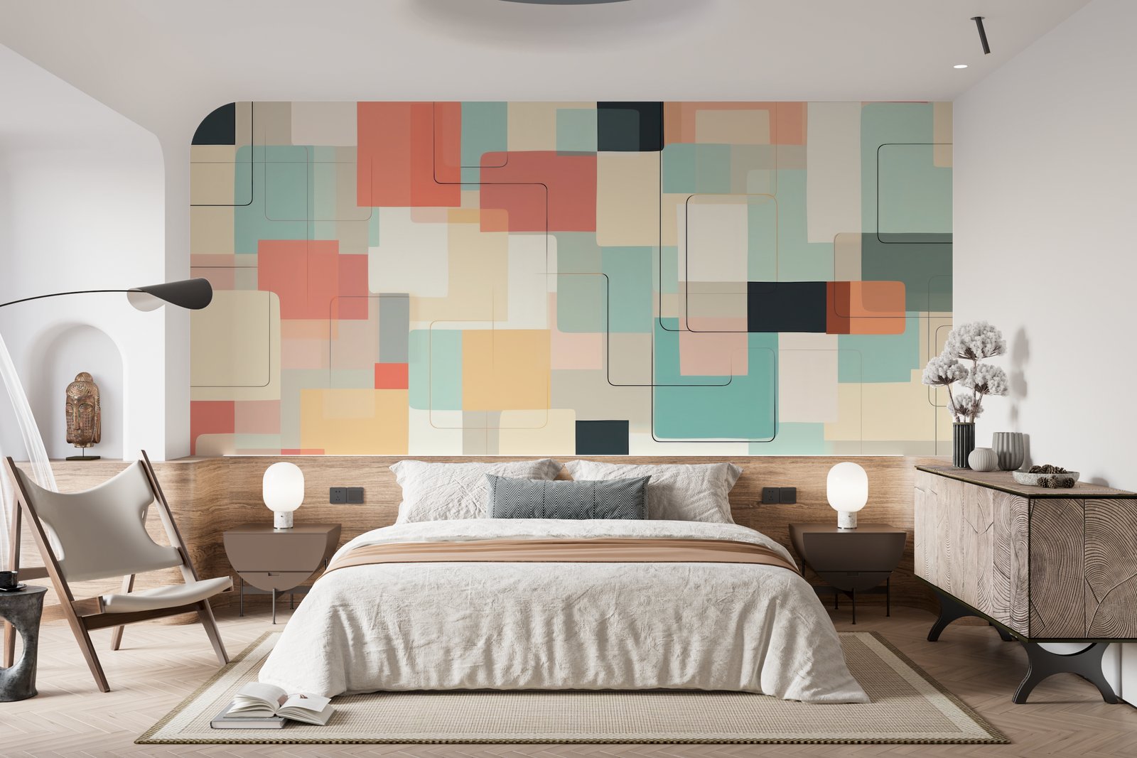 Papier peint 783 - mockup salon
