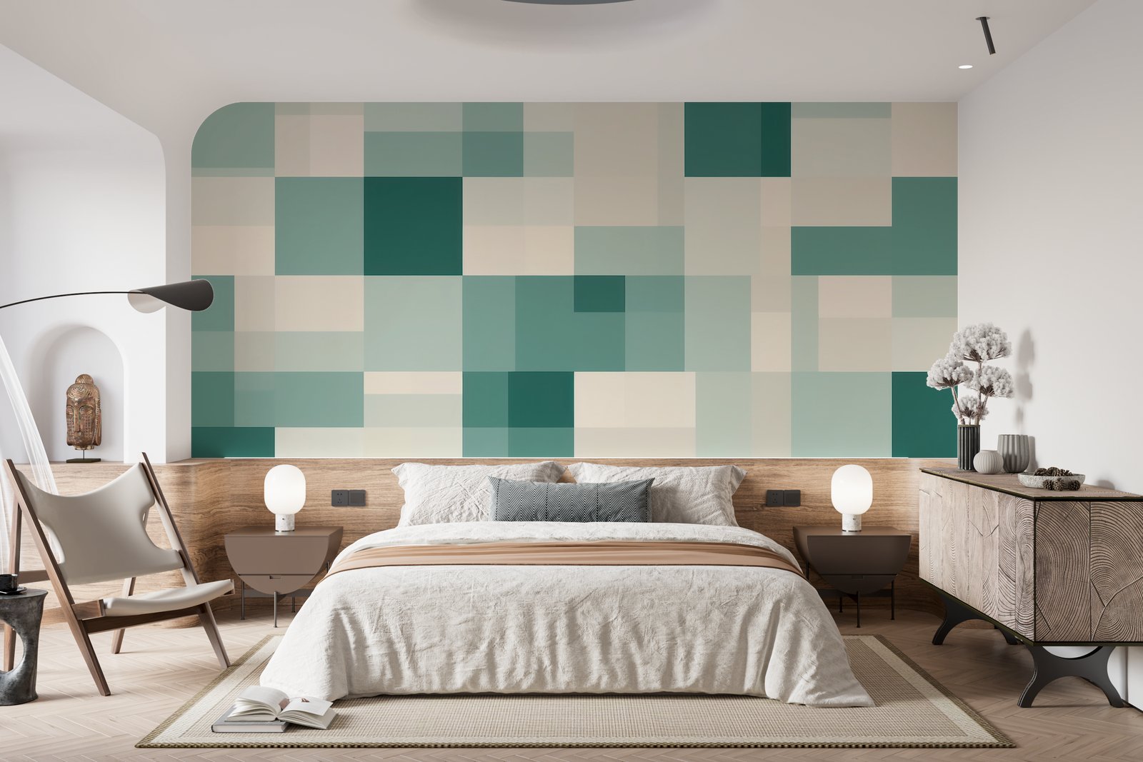 Papier peint 784 - mockup salon