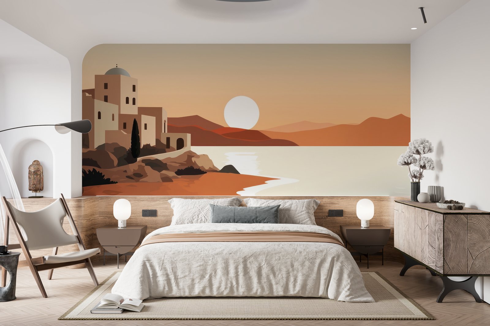 Papier peint 787 - mockup salon