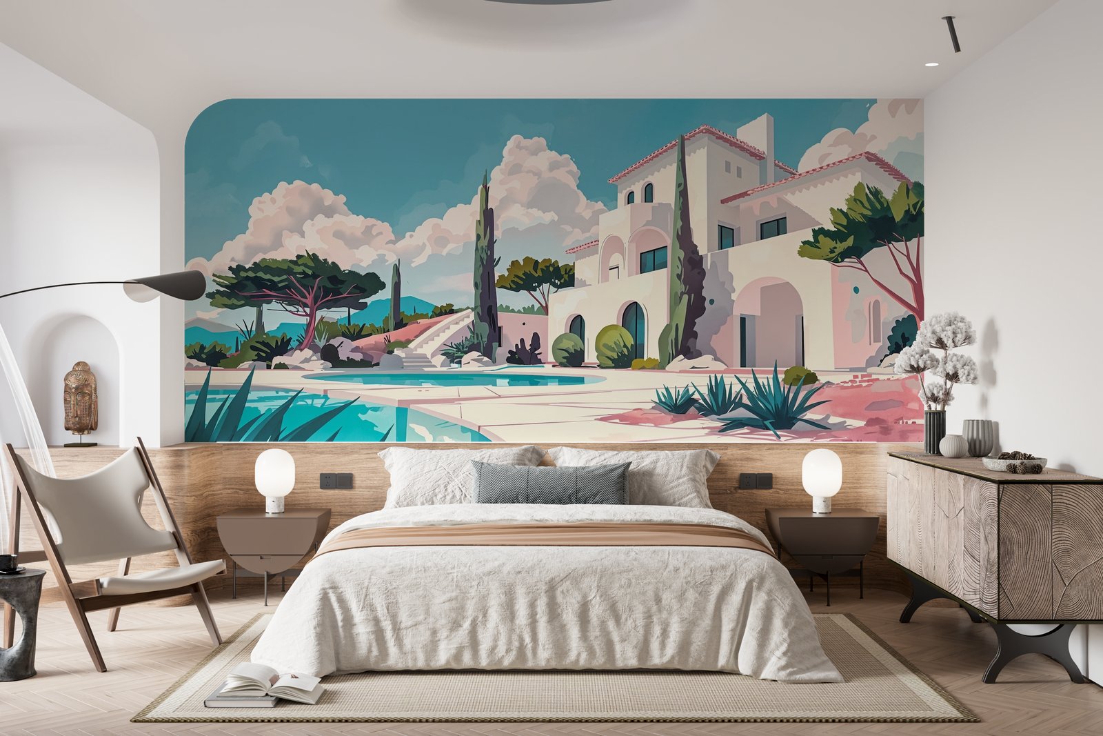Papier peint 790 - mockup salon