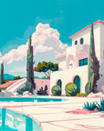 Papier Peint Paysage - Île Grecque