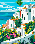 Papier Peint Paysage - Côte Colorée