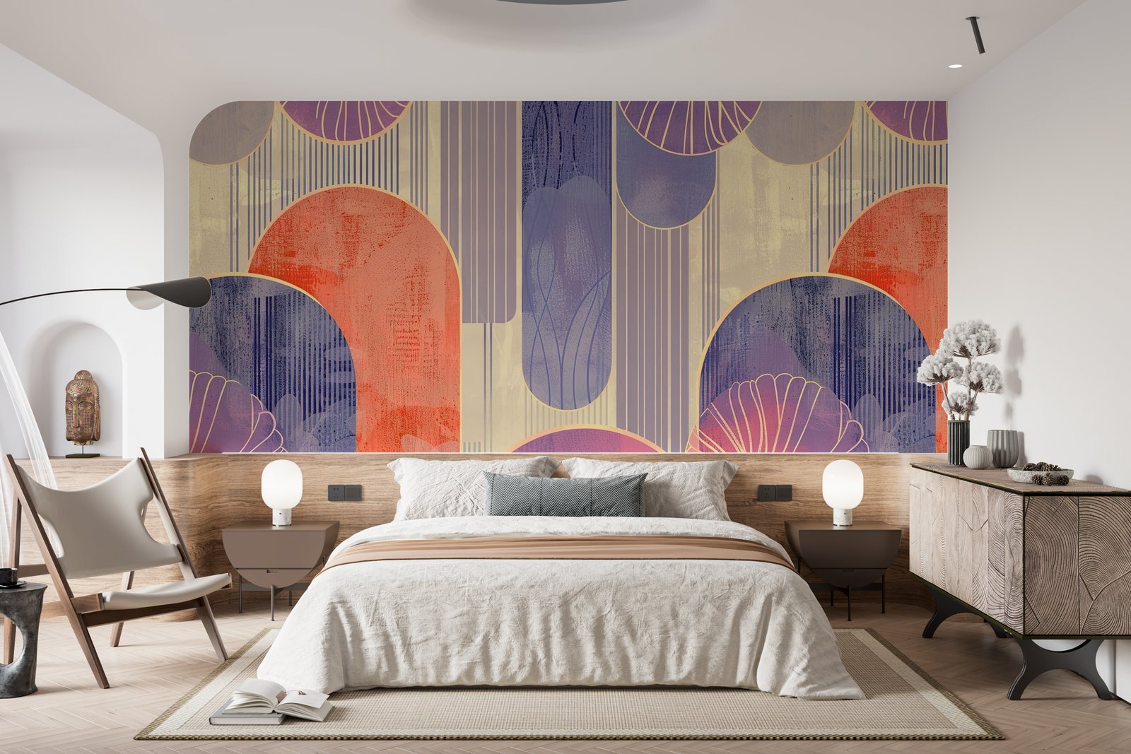 Papier peint 801 - mockup salon