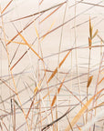 Papier Peint Abstrait - Brindilles Dorées Texturées