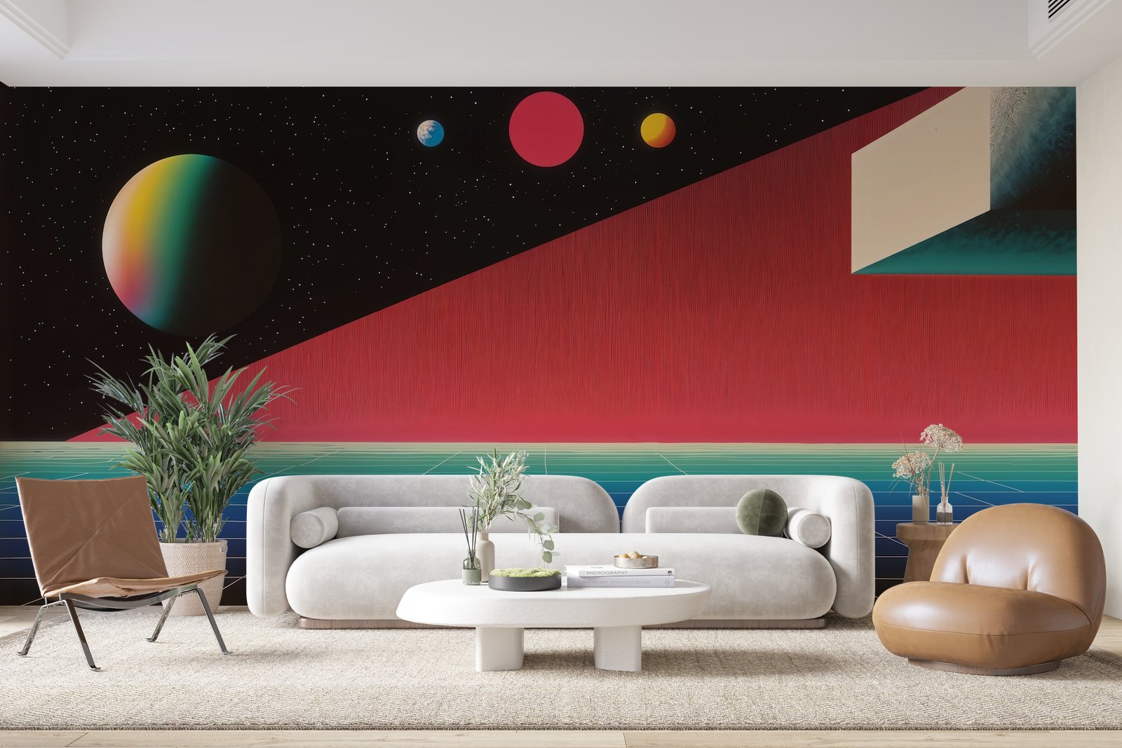 Papier peint 805 - mockup chambre