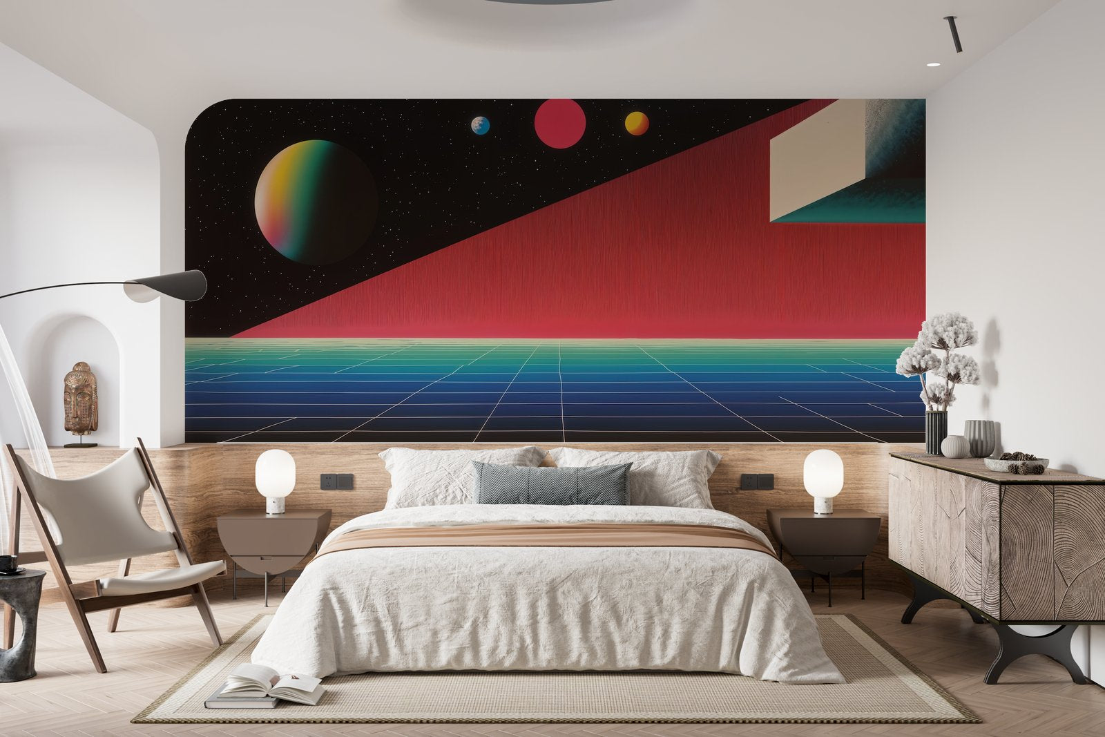 Papier peint 805 - mockup salon