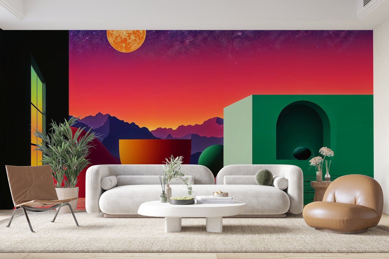 Papier peint 807 - mockup chambre