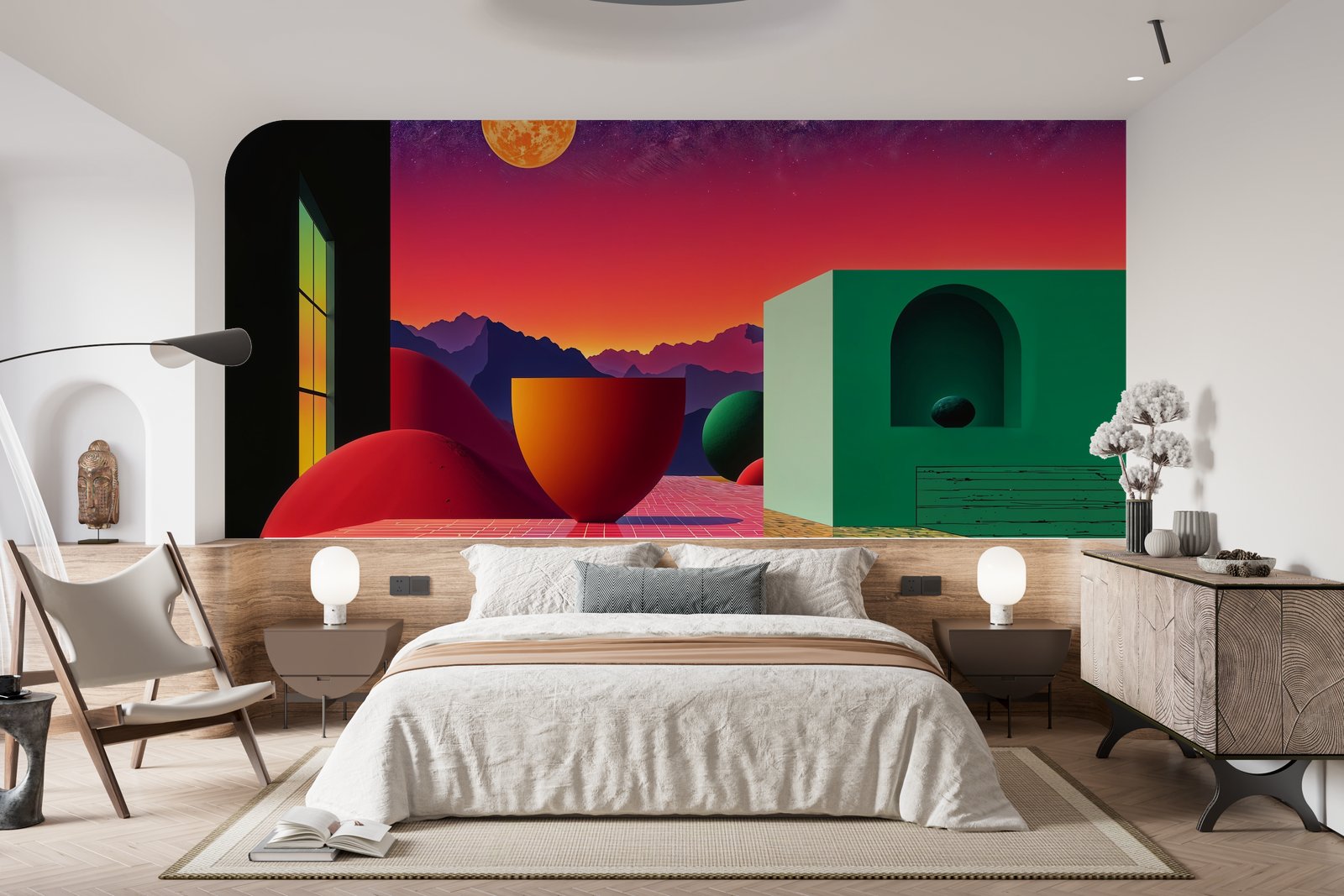 Papier peint 807 - mockup salon