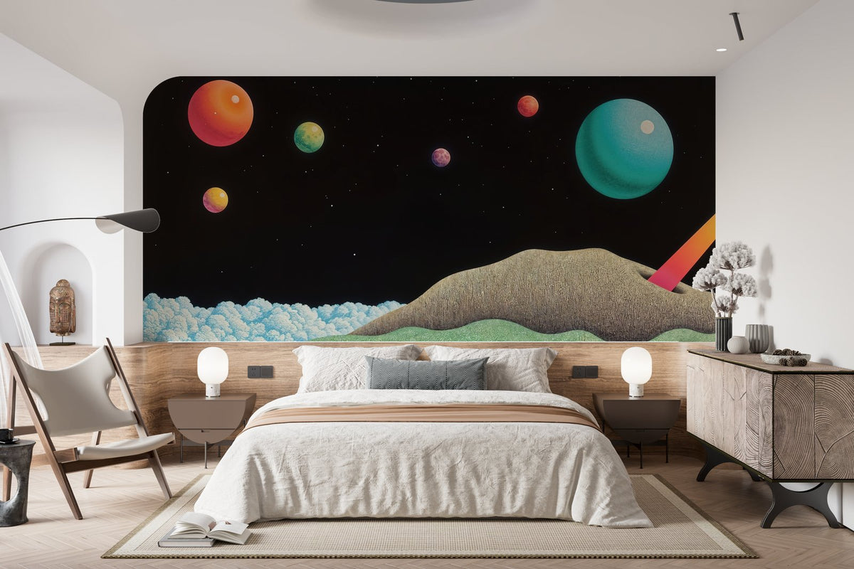 Papier peint 810 - mockup salon