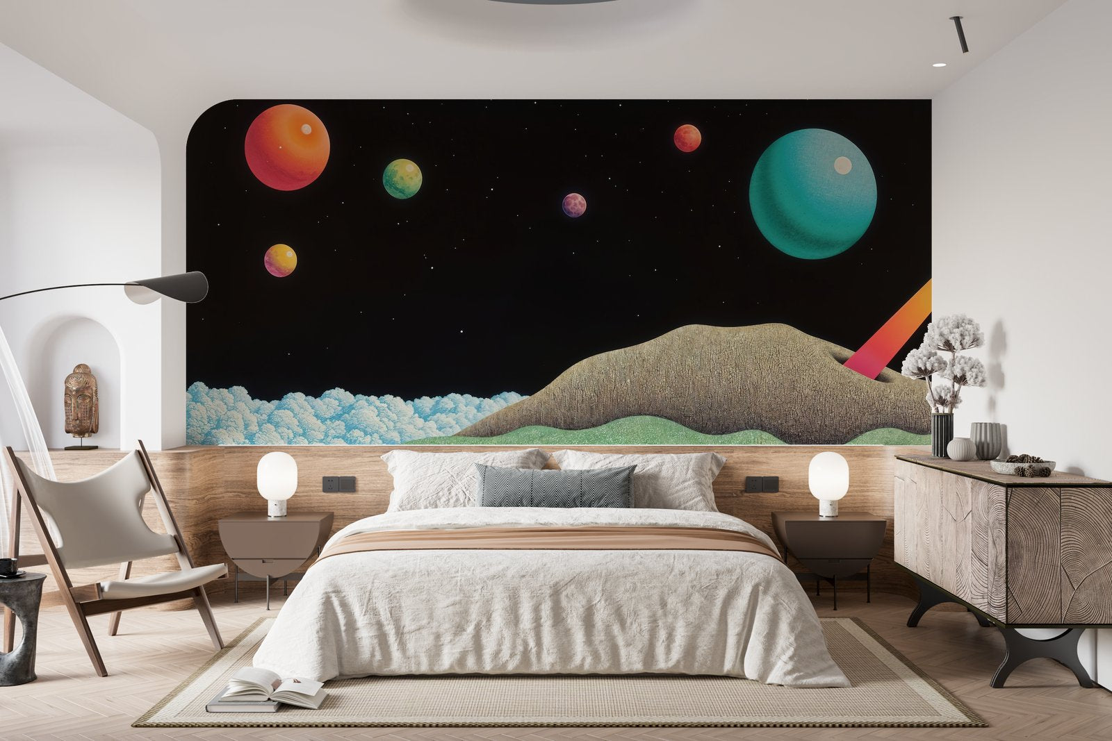 Papier peint 810 - mockup salon