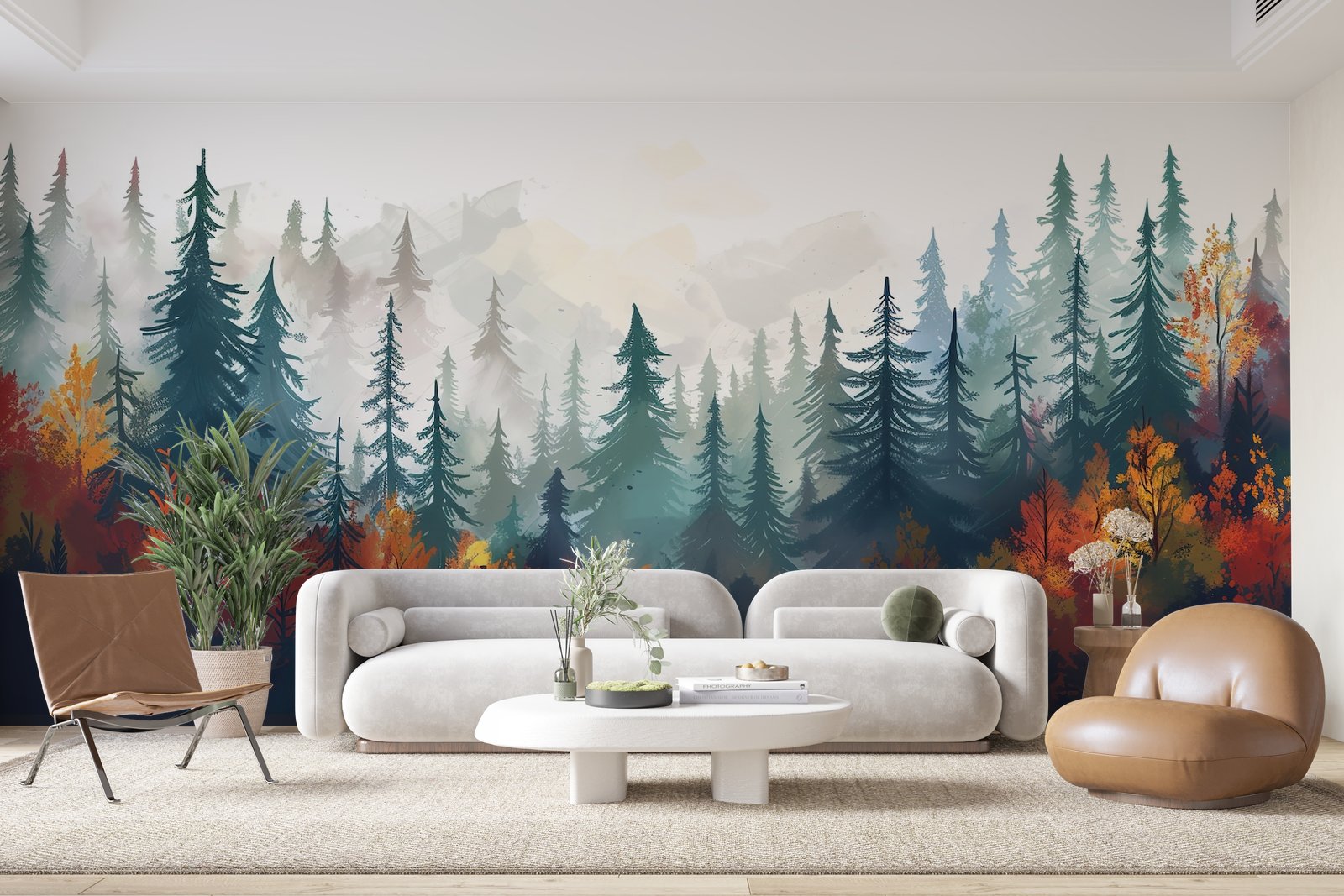 Papier peint 818 - mockup chambre