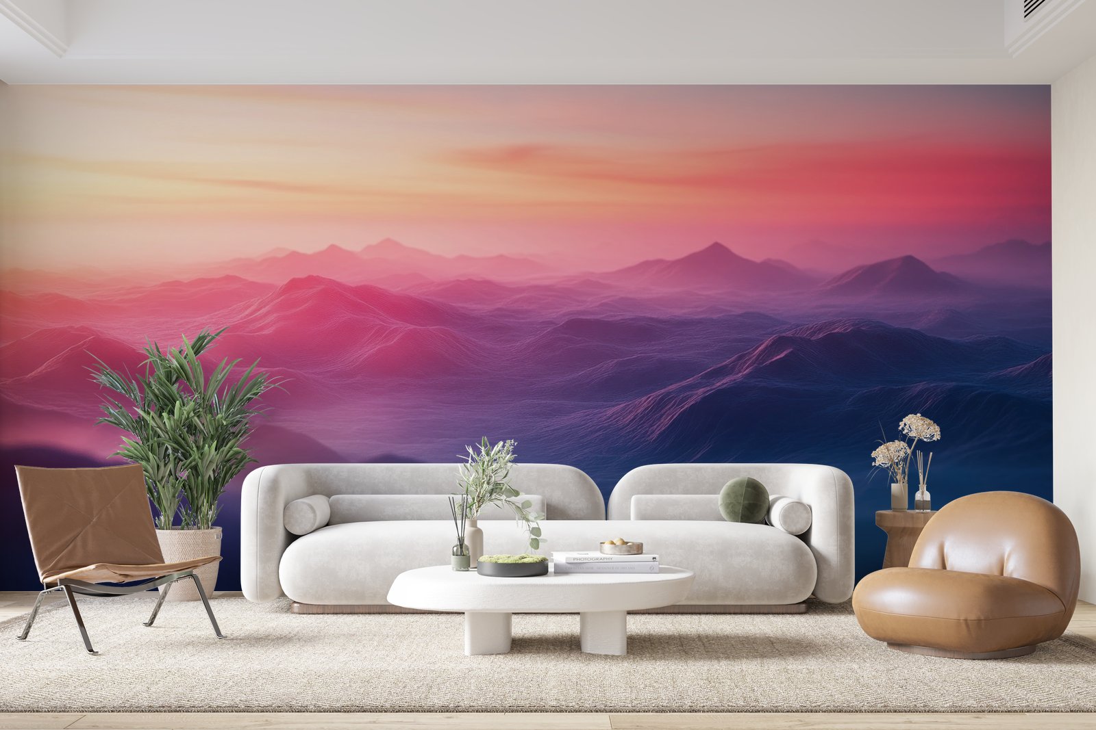 Papier peint 820 - mockup chambre
