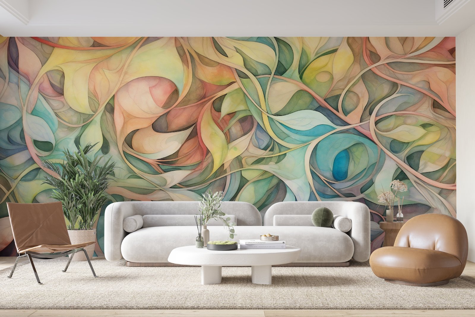 Papier peint 821 - mockup chambre