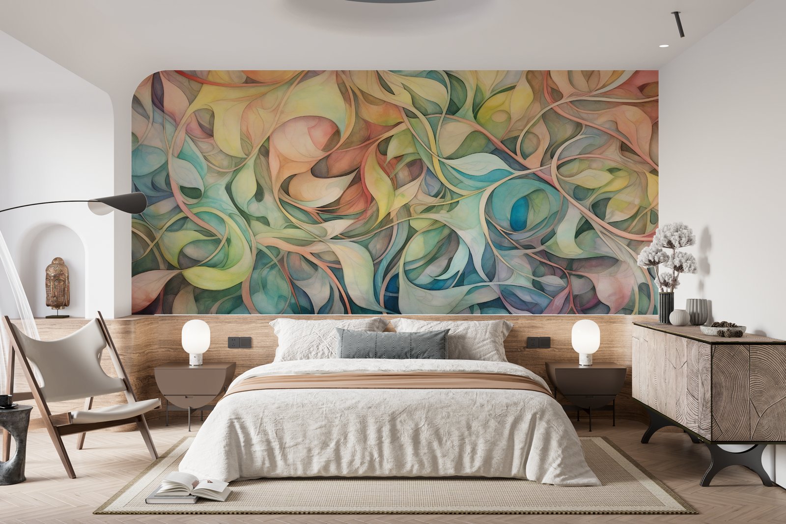 Papier peint 821 - mockup salon