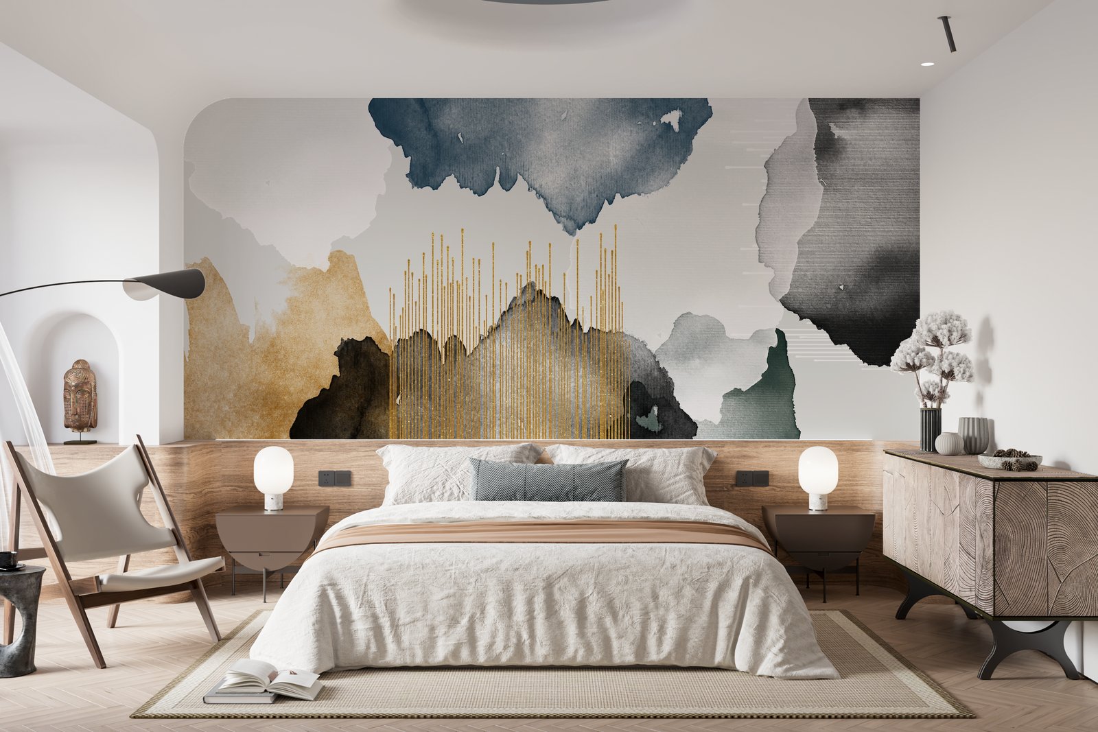 Papier peint 822 - mockup salon