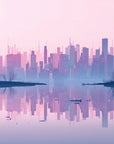 Landscape Wallpaper - Pink and Purple Skyline