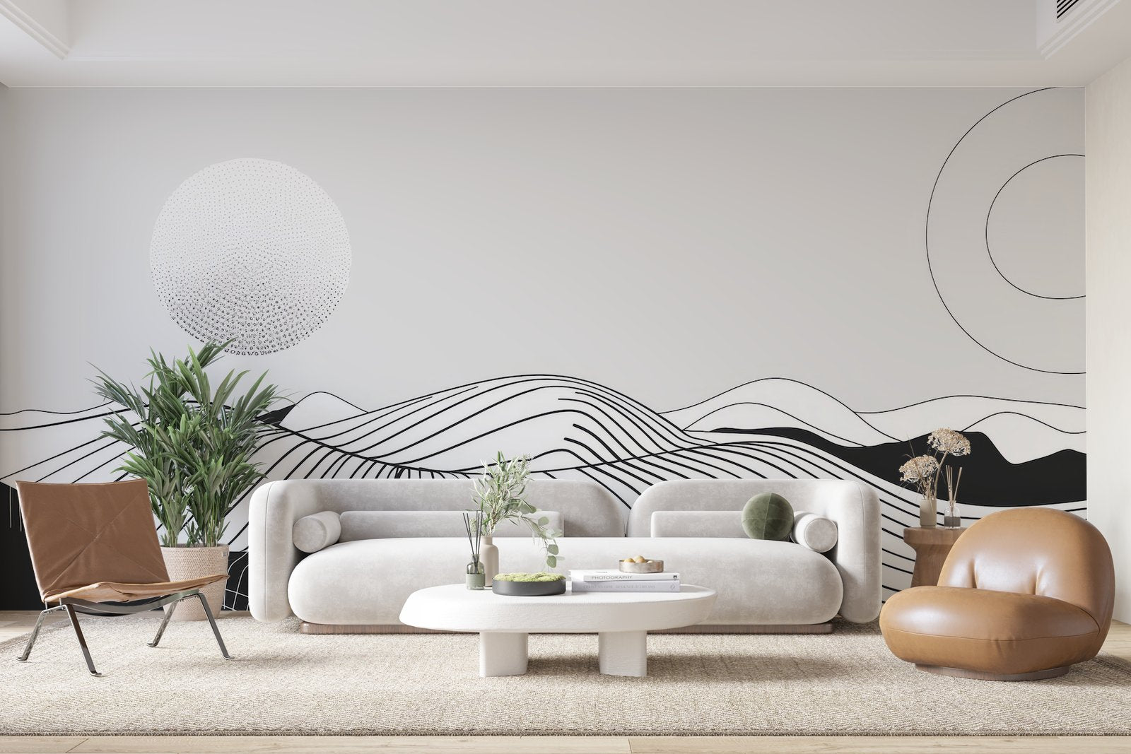 Papier peint 826 - mockup chambre